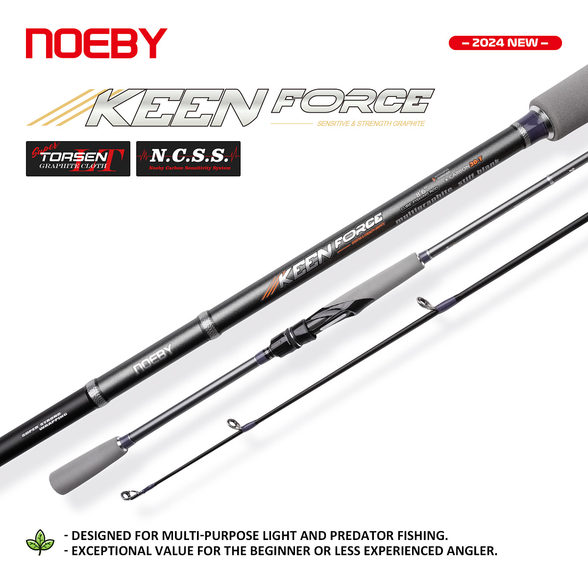 Fishing Rod Surf - 노이비 라이트 게임 스피닝 로드 2.04m-2.9m