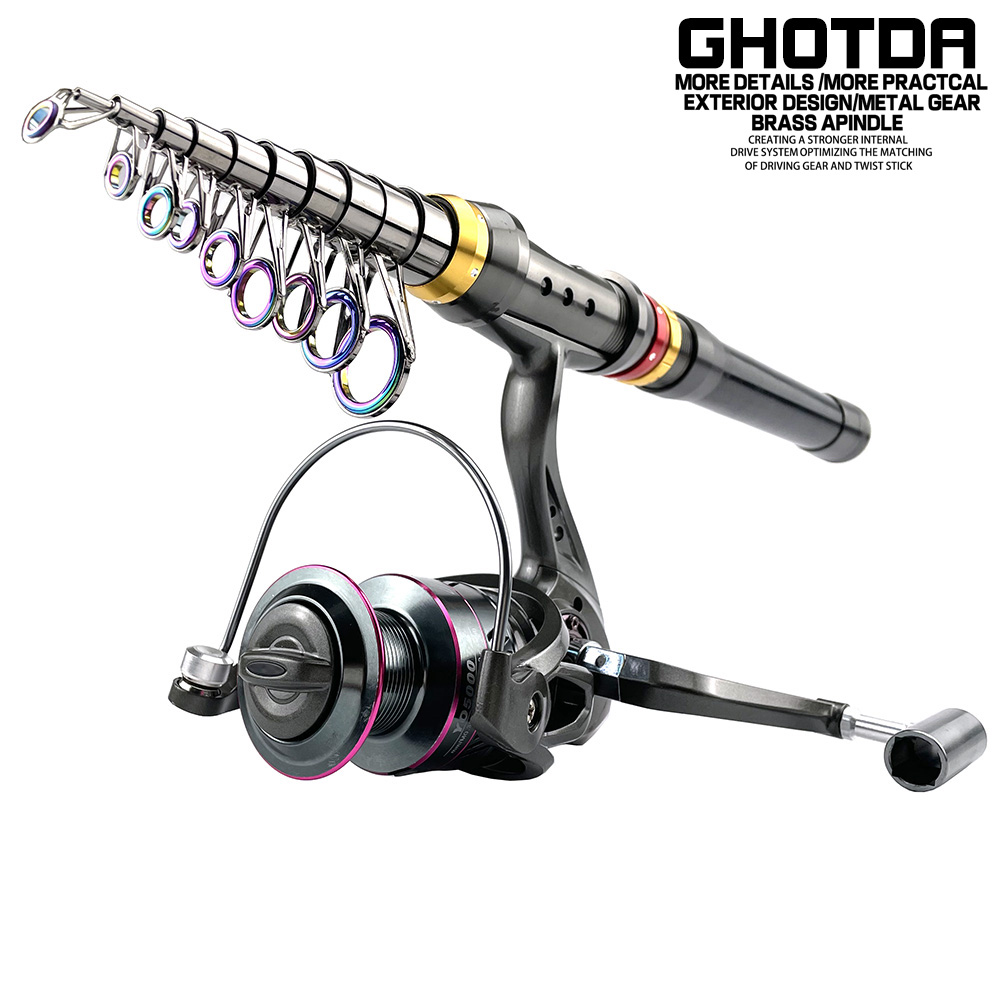 1.8-3.6m 탄소 섬유 방적 낚싯대 5.2:1 낚시 - Fishing Rod Surf 리뷰 및 가격